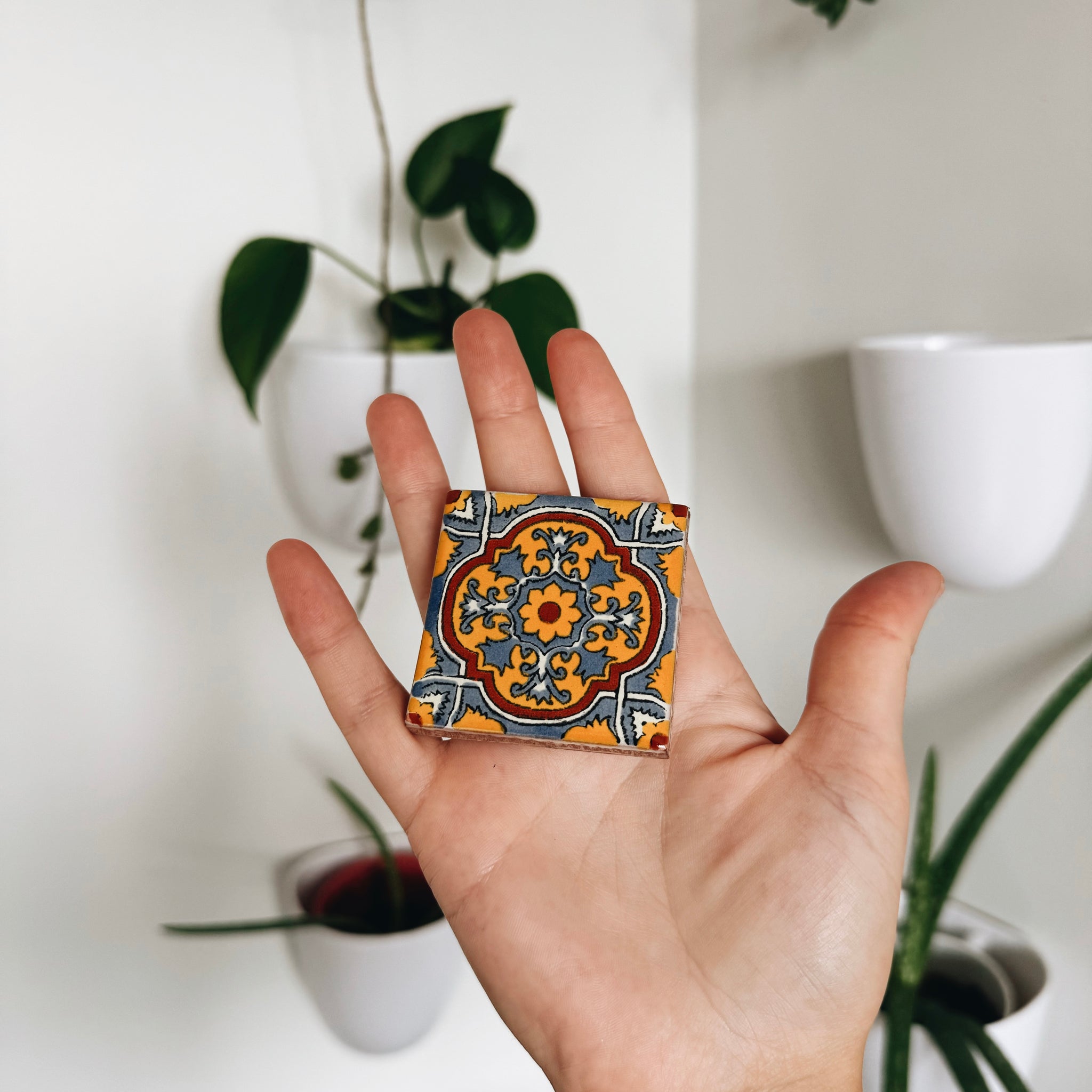 2x2" Super Strength Mexican Tile Magnets | Fridge Magnets | Creative Magnets