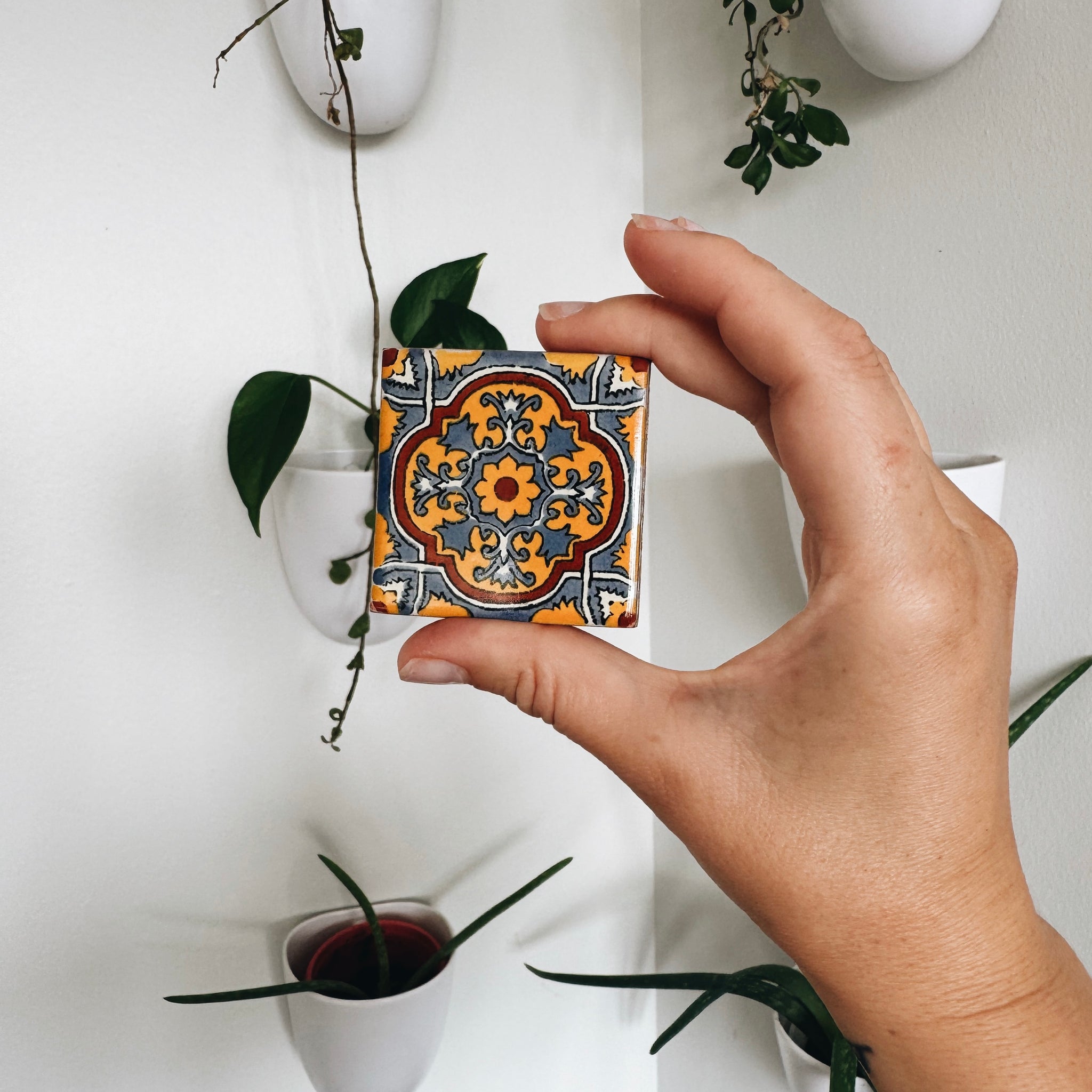 2x2" Super Strength Mexican Tile Magnets | Fridge Magnets | Creative Magnets