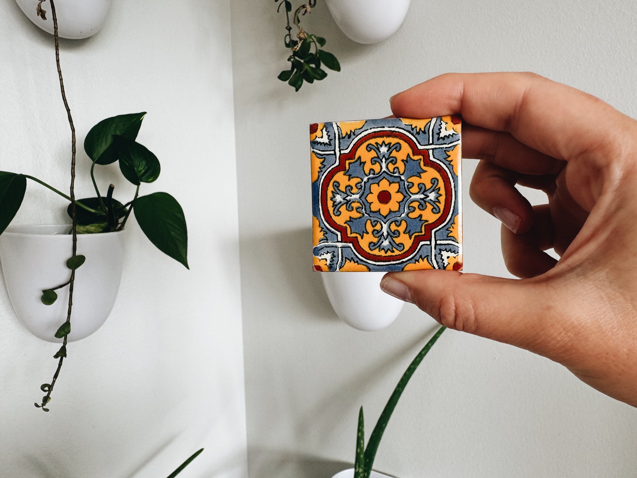 2x2" Super Strength Mexican Tile Magnets | Fridge Magnets | Creative Magnets