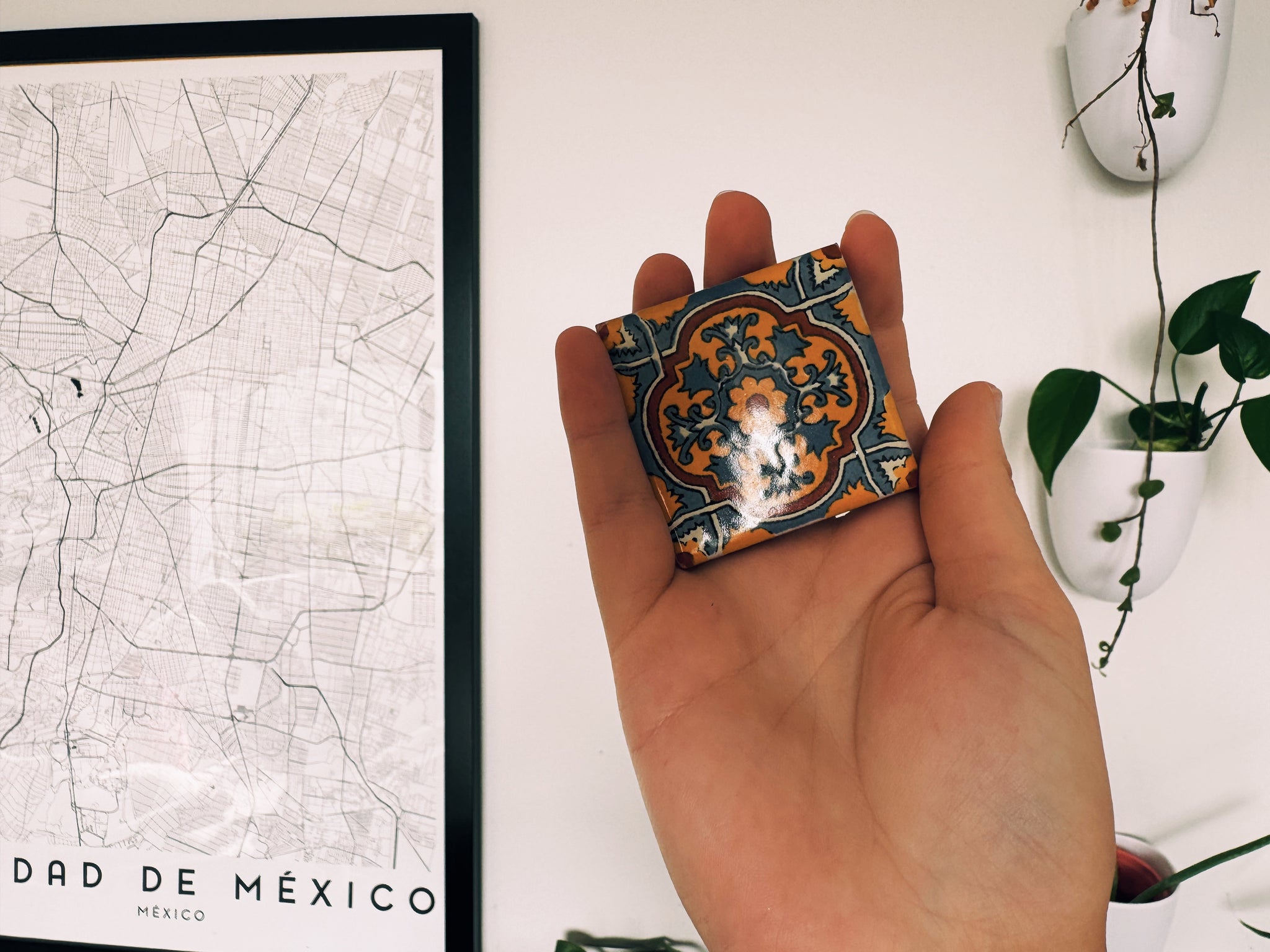 2x2" Super Strength Mexican Tile Magnets | Fridge Magnets | Creative Magnets