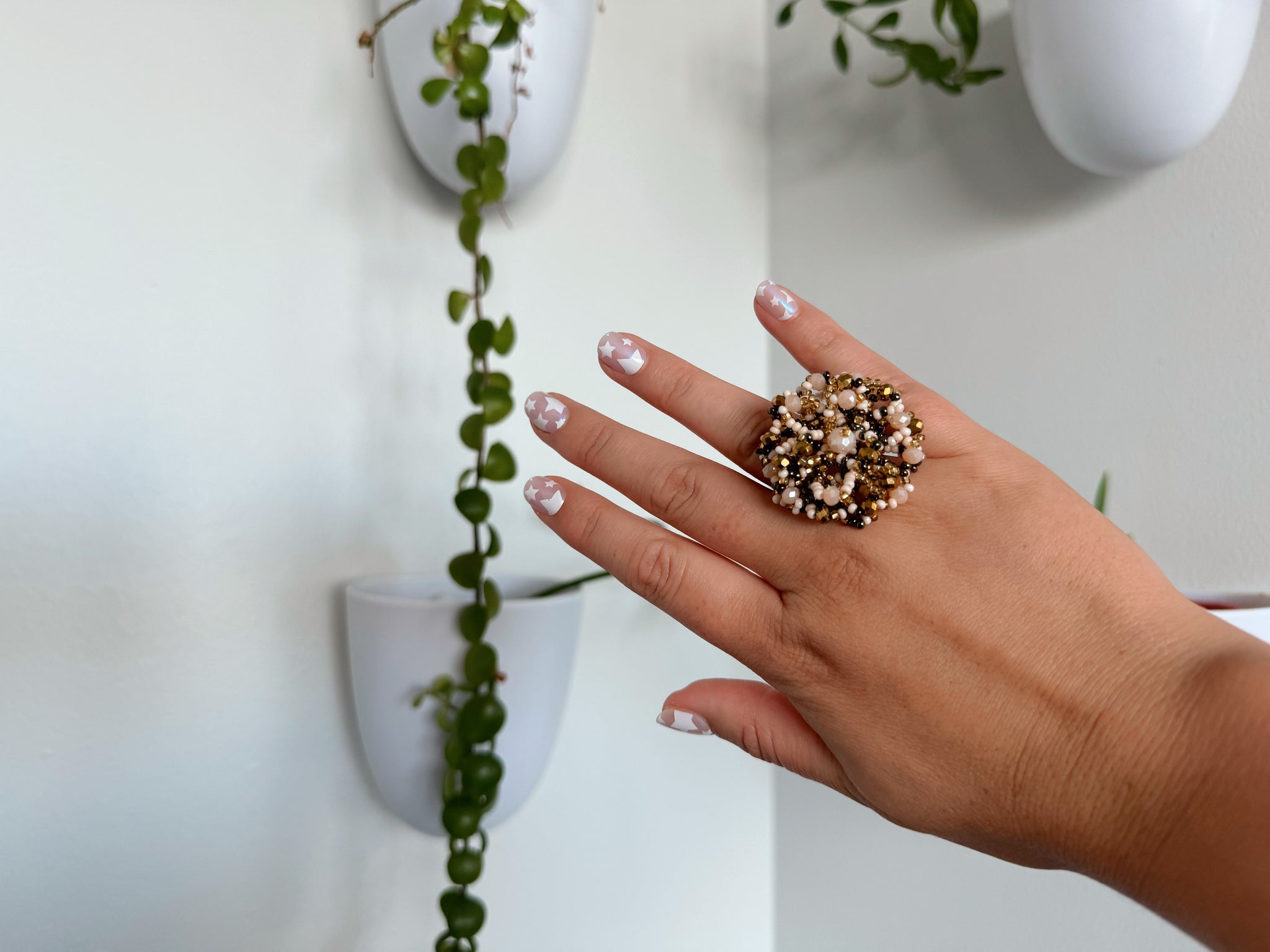 Mexican Huichol Beaded Ring