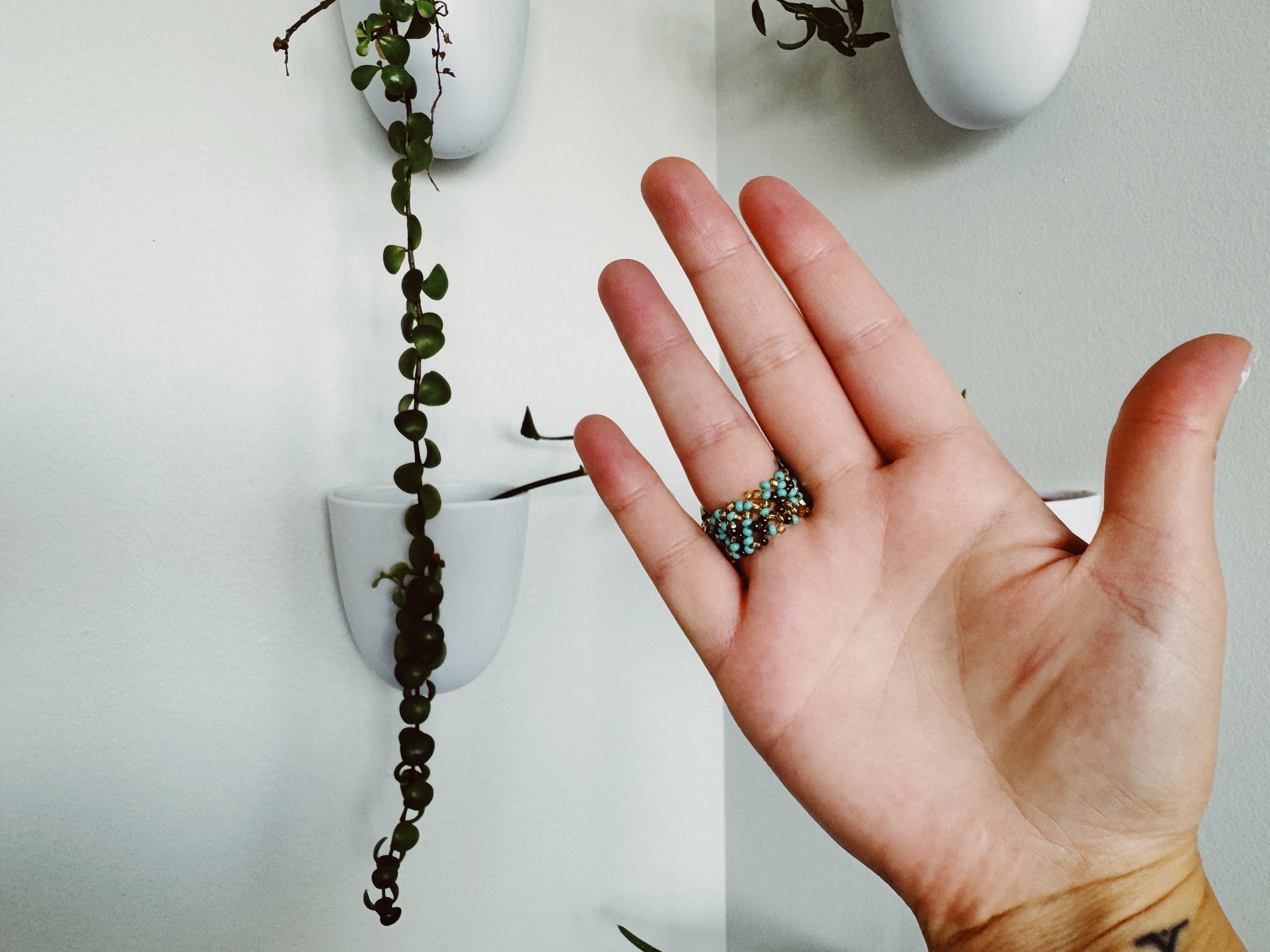 Mexican Huichol Beaded Ring