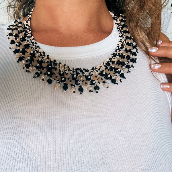 Mexican Huichol Statement Necklace