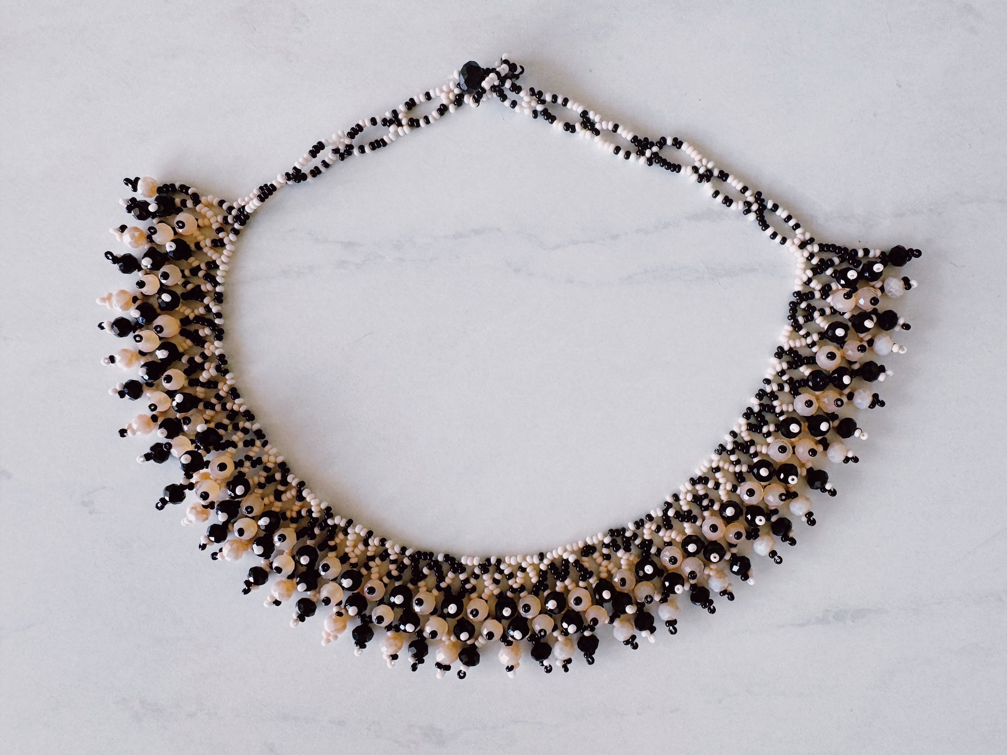 Mexican Huichol Statement Necklace