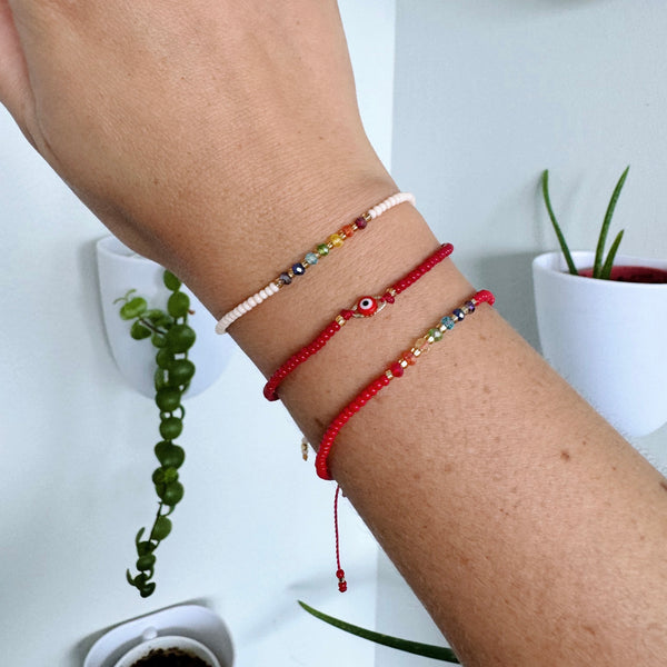 Mexican Huichol Beaded Bracelet