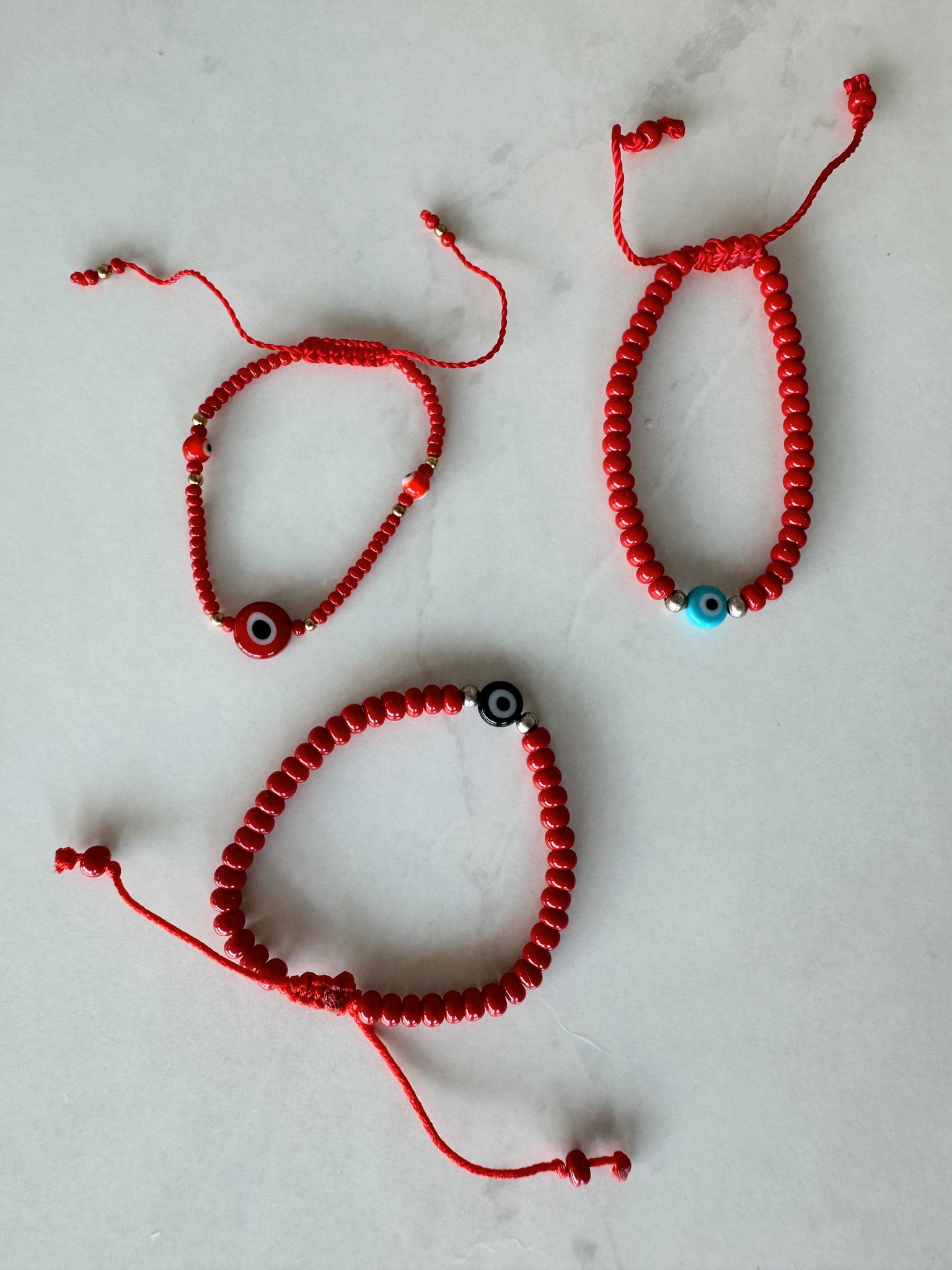 Mexican Huichol Beaded Bracelet | evil eye KIDS