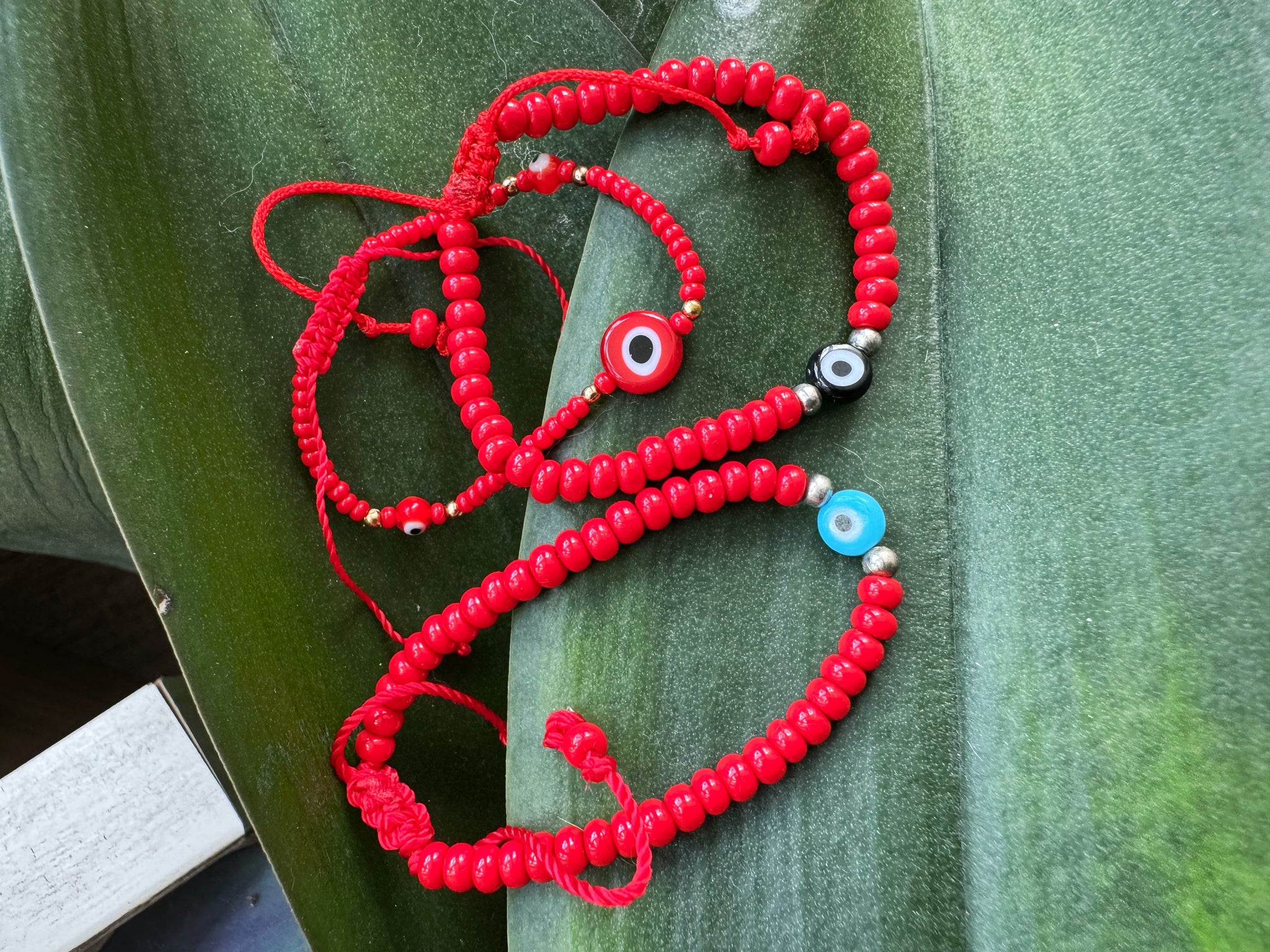 Mexican Huichol Beaded Bracelet | evil eye KIDS