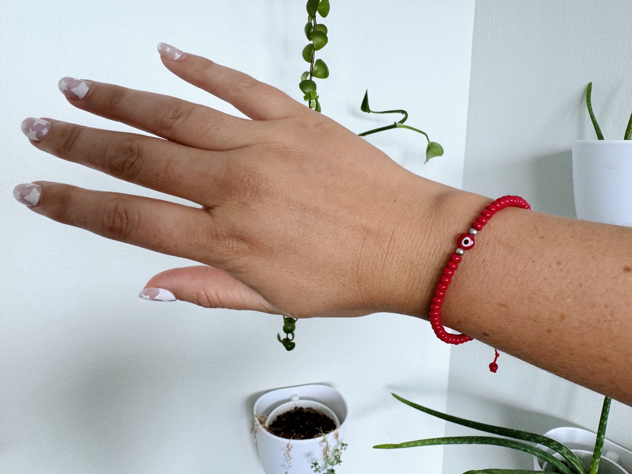 Mexican Huichol Beaded Bracelet | evil eye KIDS