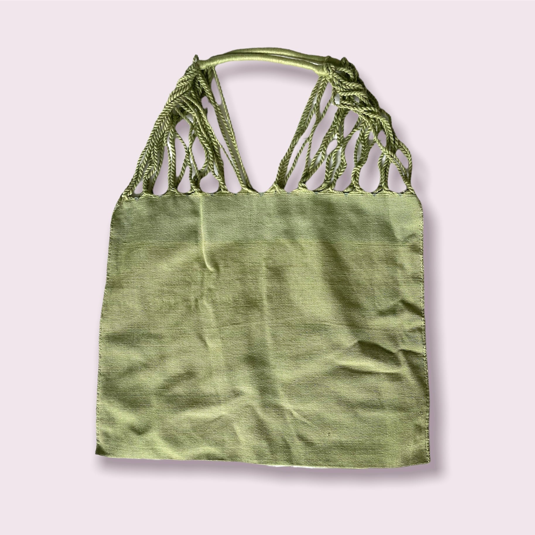 Mexican Cotton Loom Market Bag 16 x 14 in Pura Vida