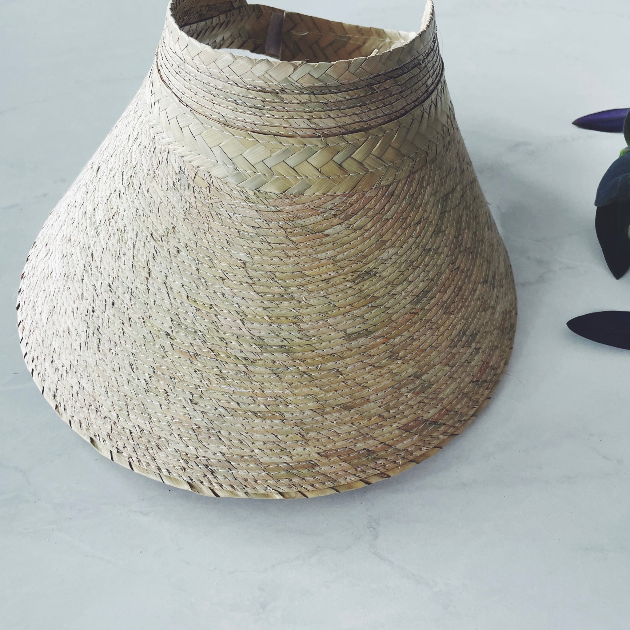 Womens Straw Beach Visor Pura Vida