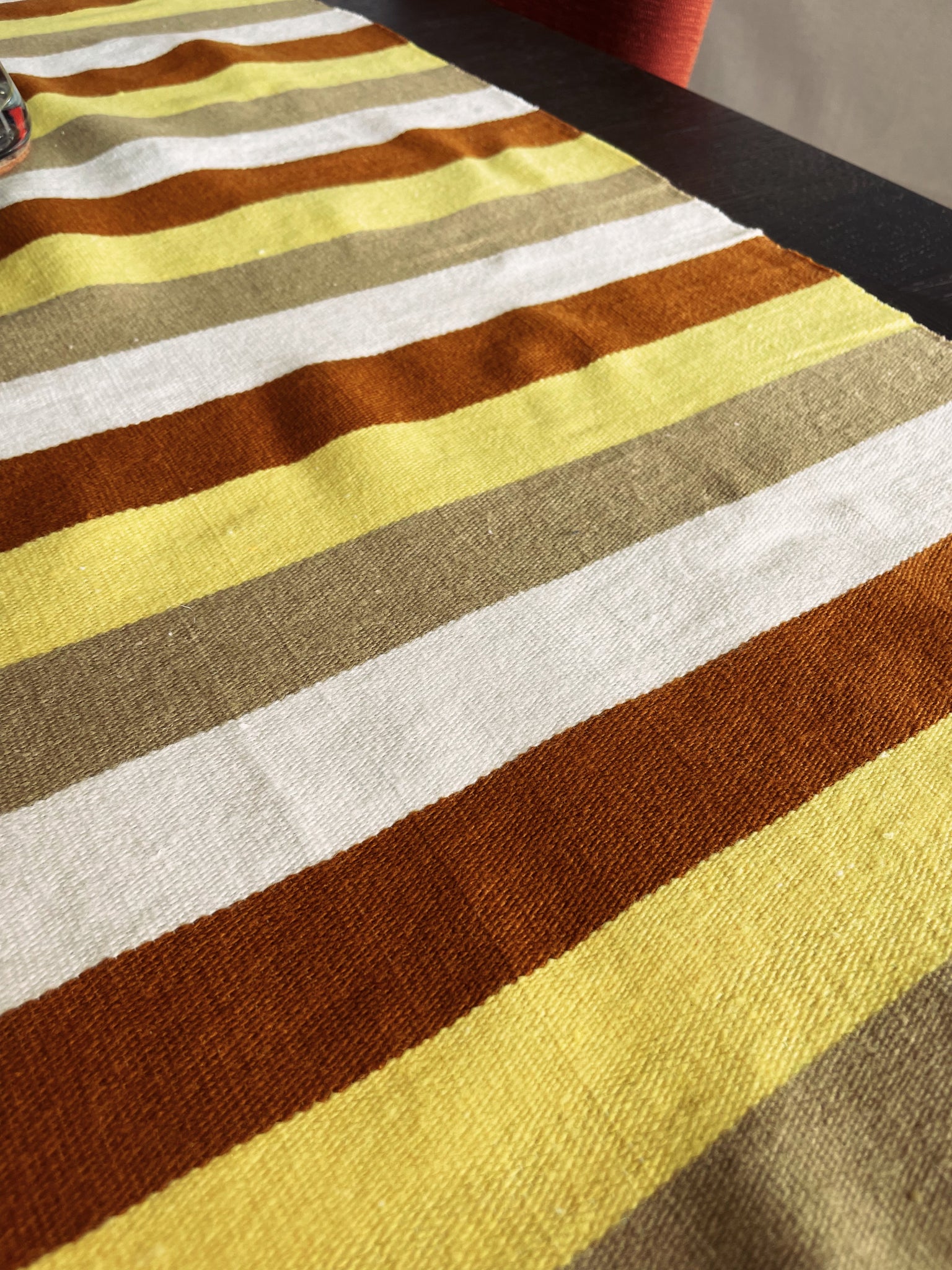 Mexican Cotton Loom Table Runner Pura Vida