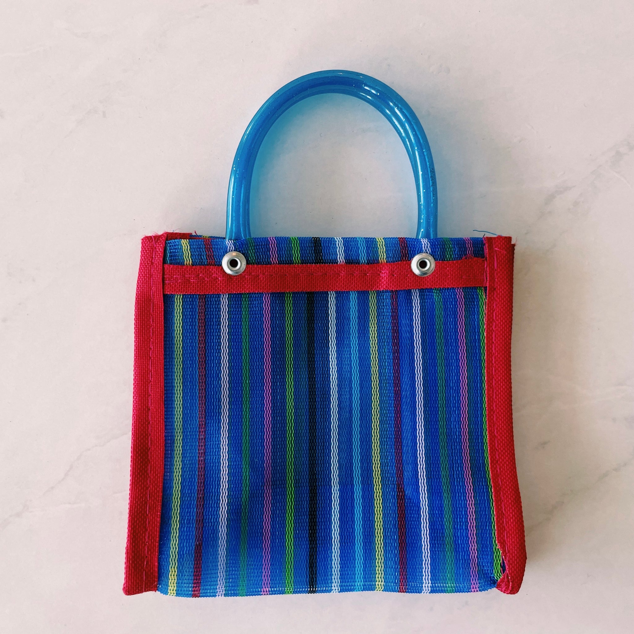 Mexican Frida & Catrina Plastic Tote Purse 6 x 5 in Pura Vida