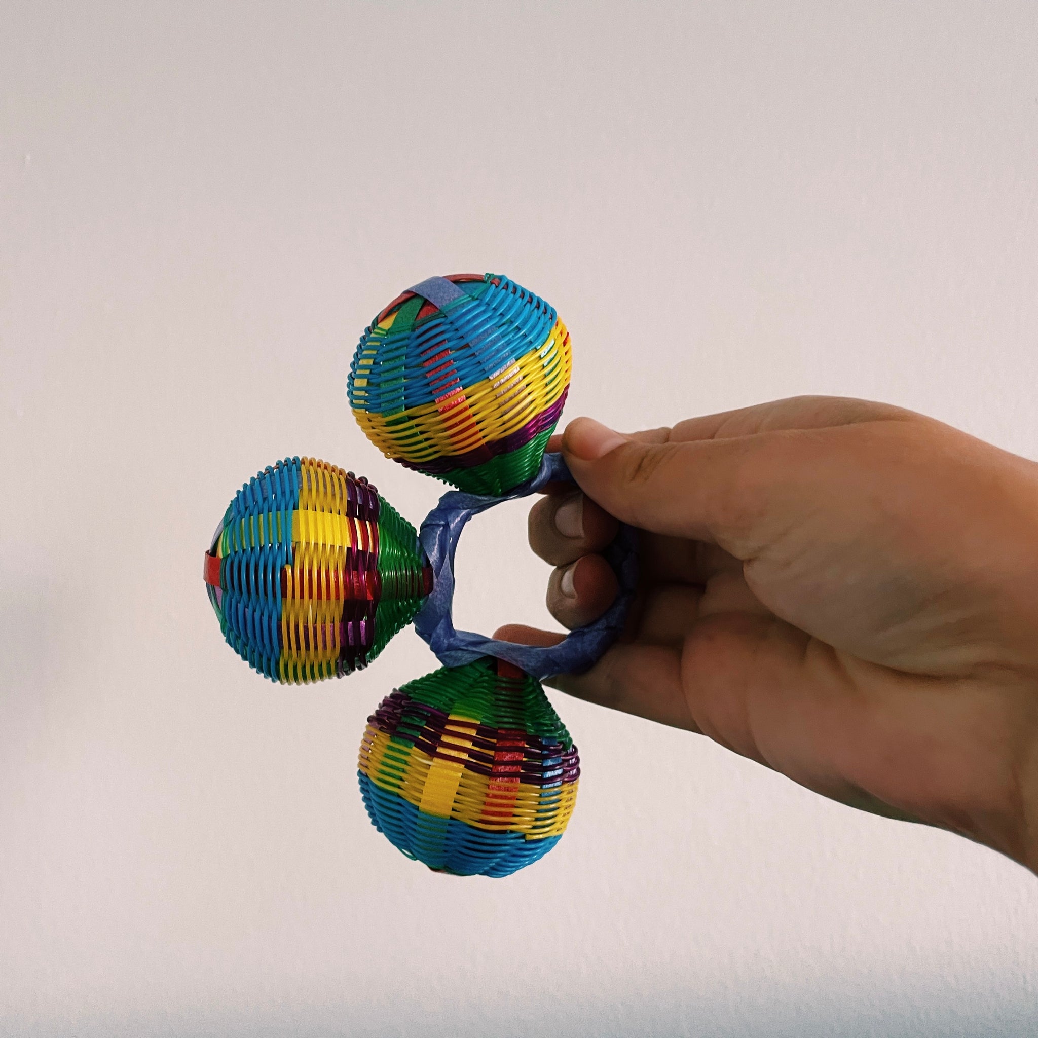 3 Rattles Mexican Baby Rattle Pura Vida