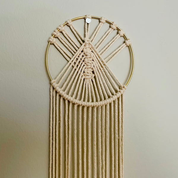 Macrame Ring Wall Hanging Pura Vida