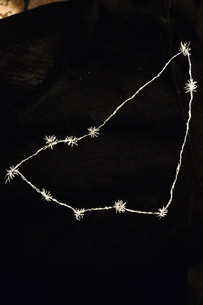 Constellation Embroidered T-Shirt Capricorn Man Pura Vida