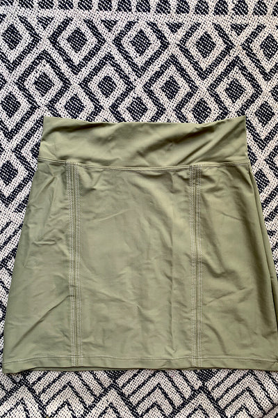 Mermaid Mini Skirt Olive Pura Vida