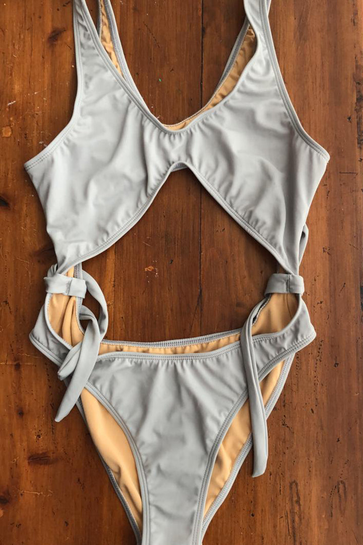 Infinity Swimsuit Gray Pura Vida