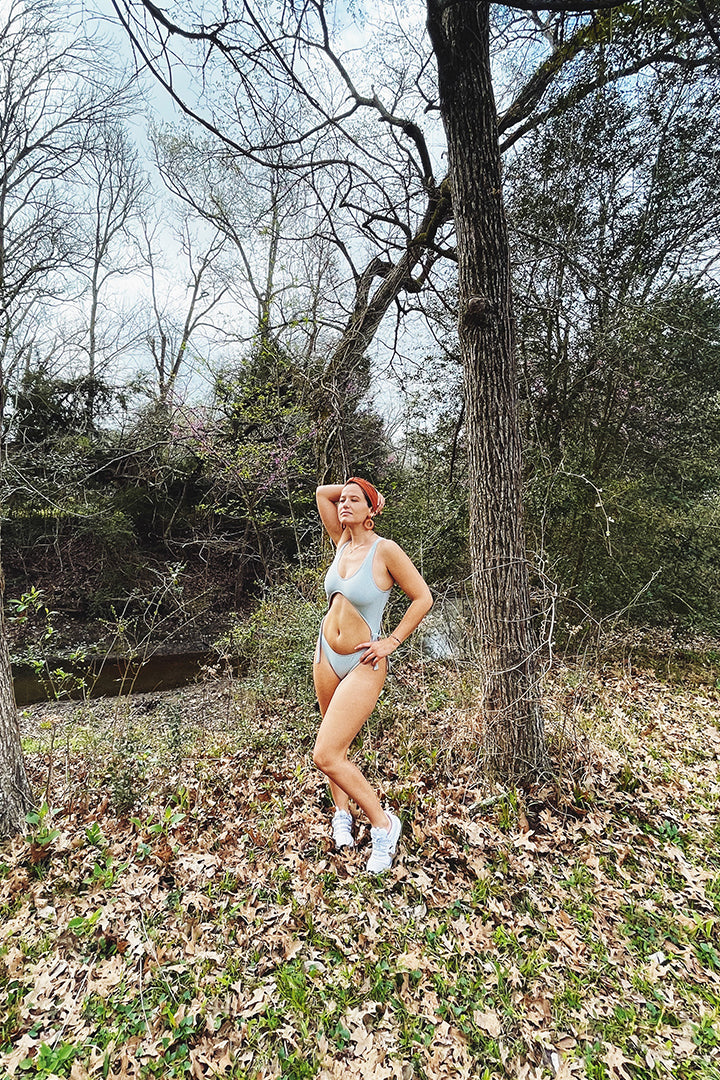 Infinity Swimsuit Gray Pura Vida
