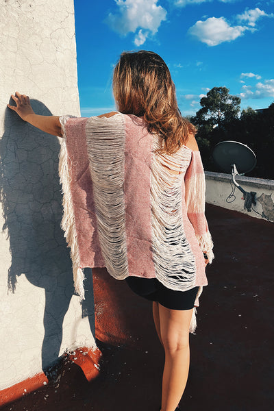 Zipolite Coral Lines Long Top Pura Vida