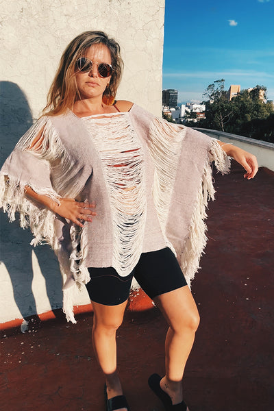 Zipolite Brick Lines Long Top Pura Vida