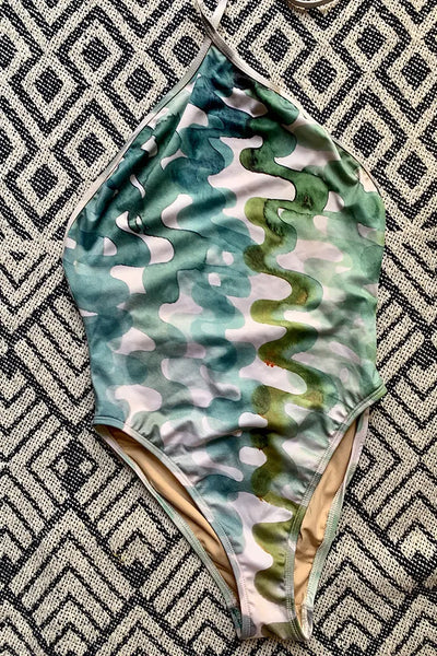 Pareloup Swimsuit Watercolor Print