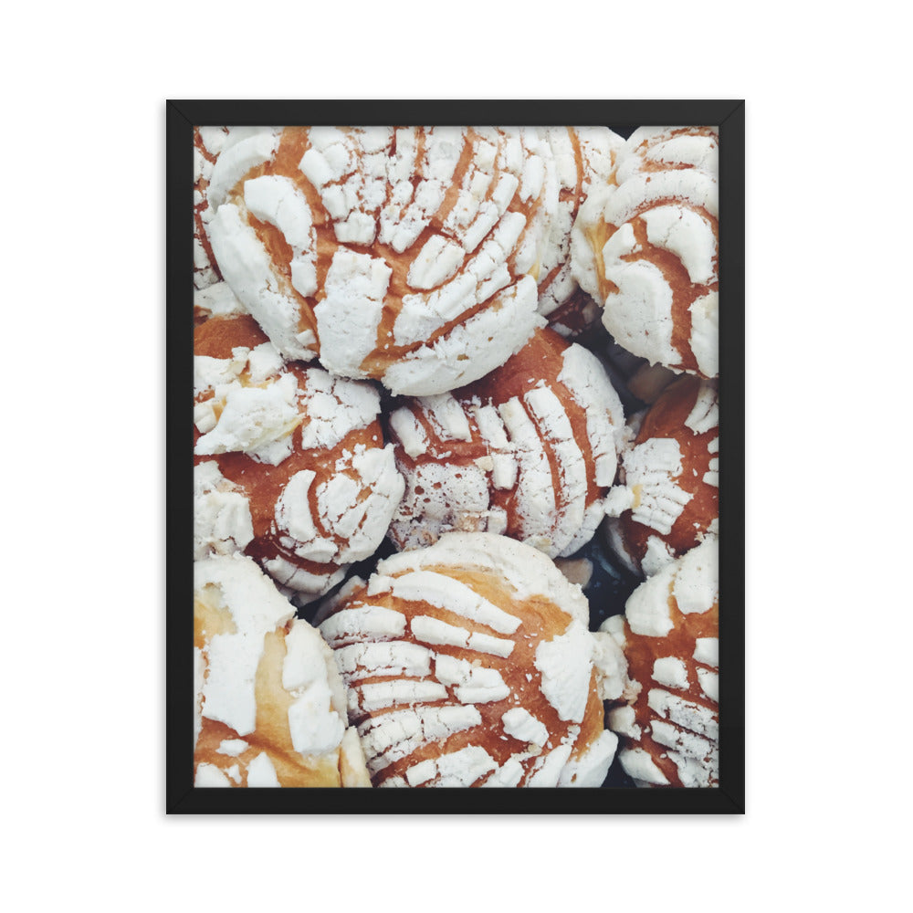 Concha: A Mexican Pastry Photo paper poster Pura Vida