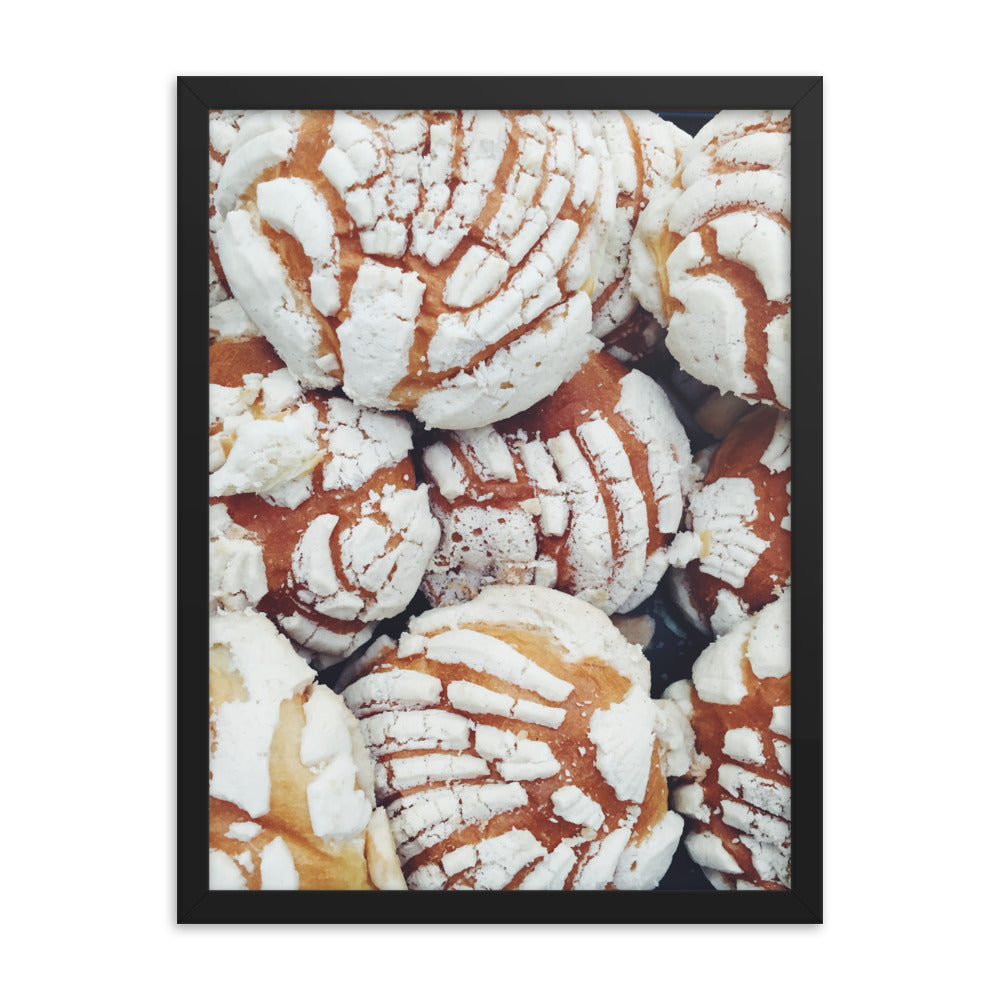 Concha: A Mexican Pastry Photo paper poster Pura Vida