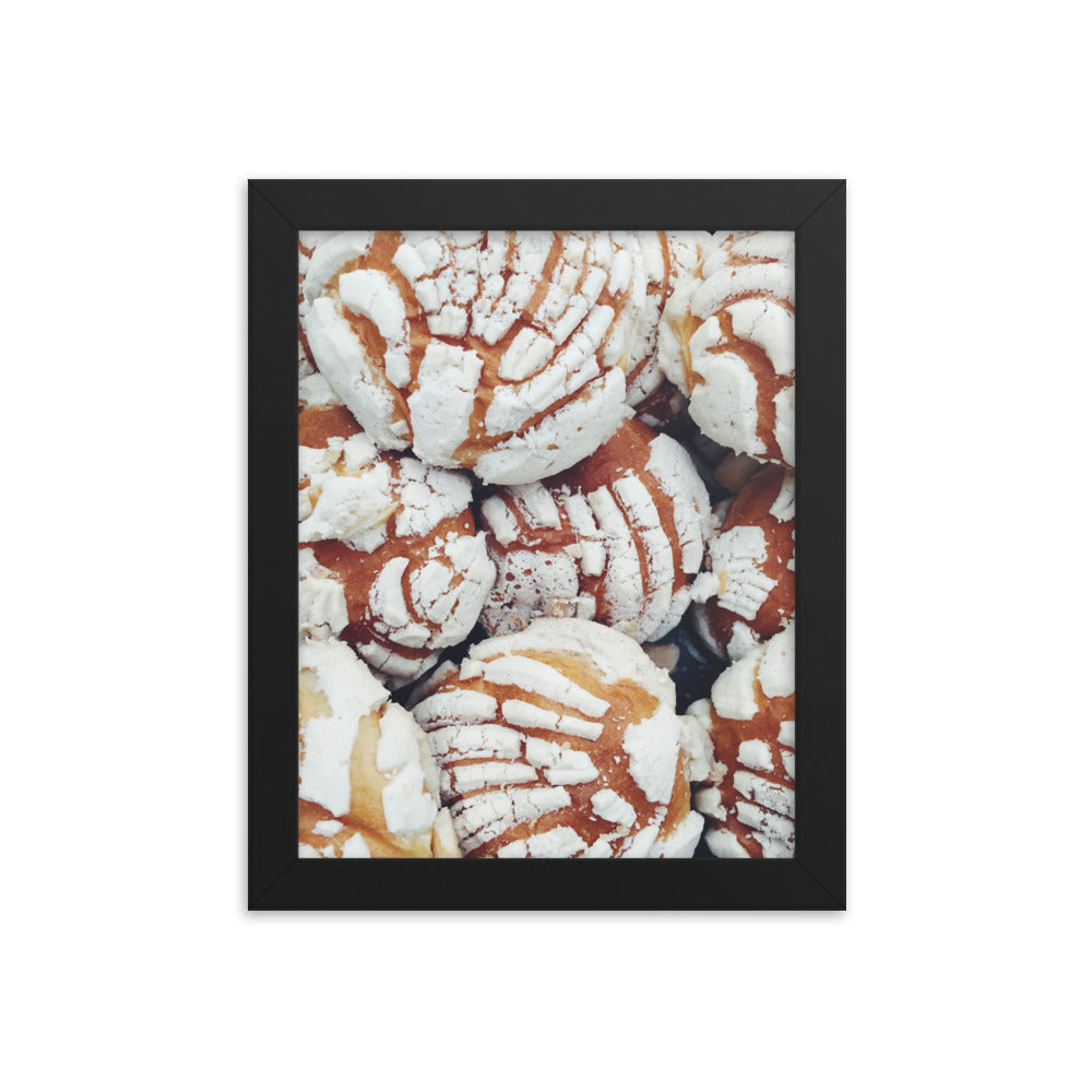 Concha: A Mexican Pastry Photo paper poster Pura Vida