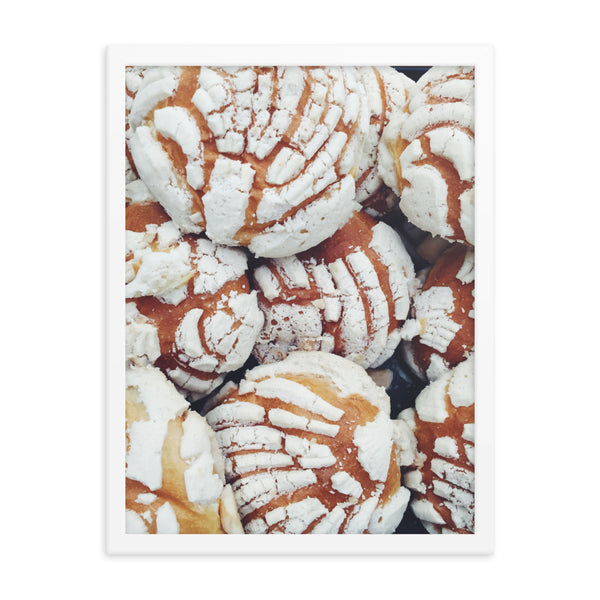 Concha: A Mexican Pastry Photo paper poster Pura Vida