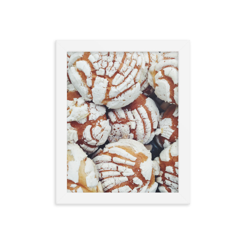 Concha: A Mexican Pastry Photo paper poster Pura Vida