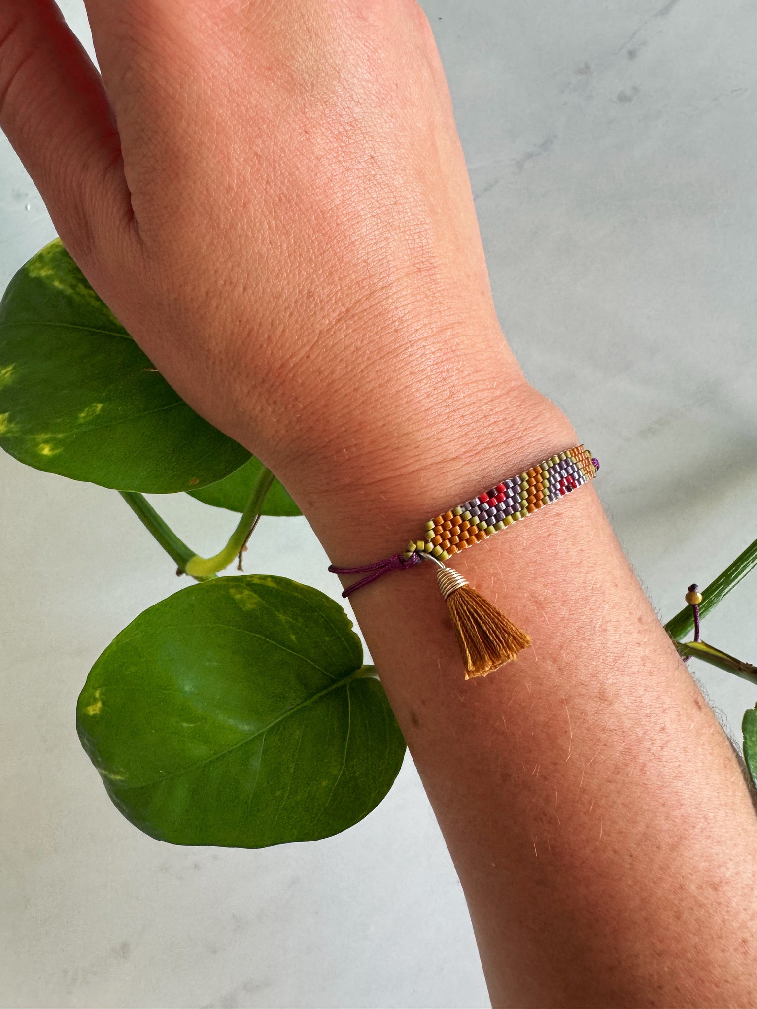 Mexican Huichol Beaded Bracelet Gift | Handmade Bracelet