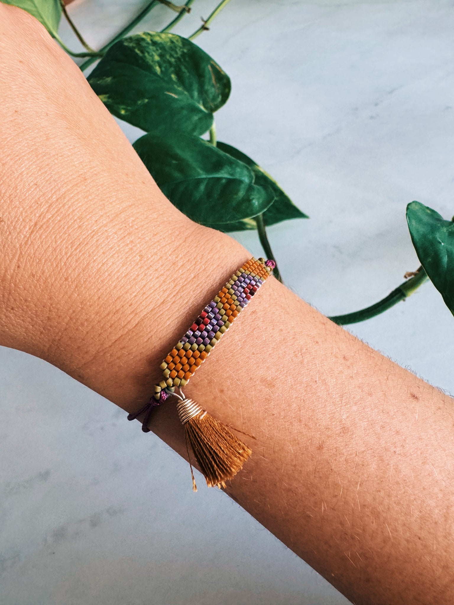 Mexican Huichol Beaded Bracelet Gift | Handmade Bracelet