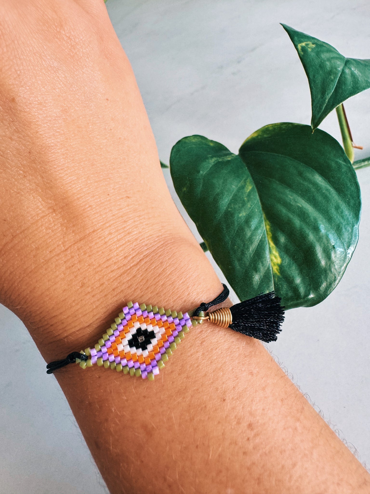 Mexican Huichol Beaded Bracelet Gift | Handmade Bracelet