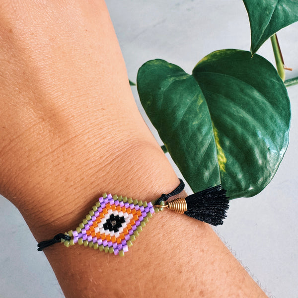 Mexican Huichol Beaded Bracelet Gift | Handmade Bracelet