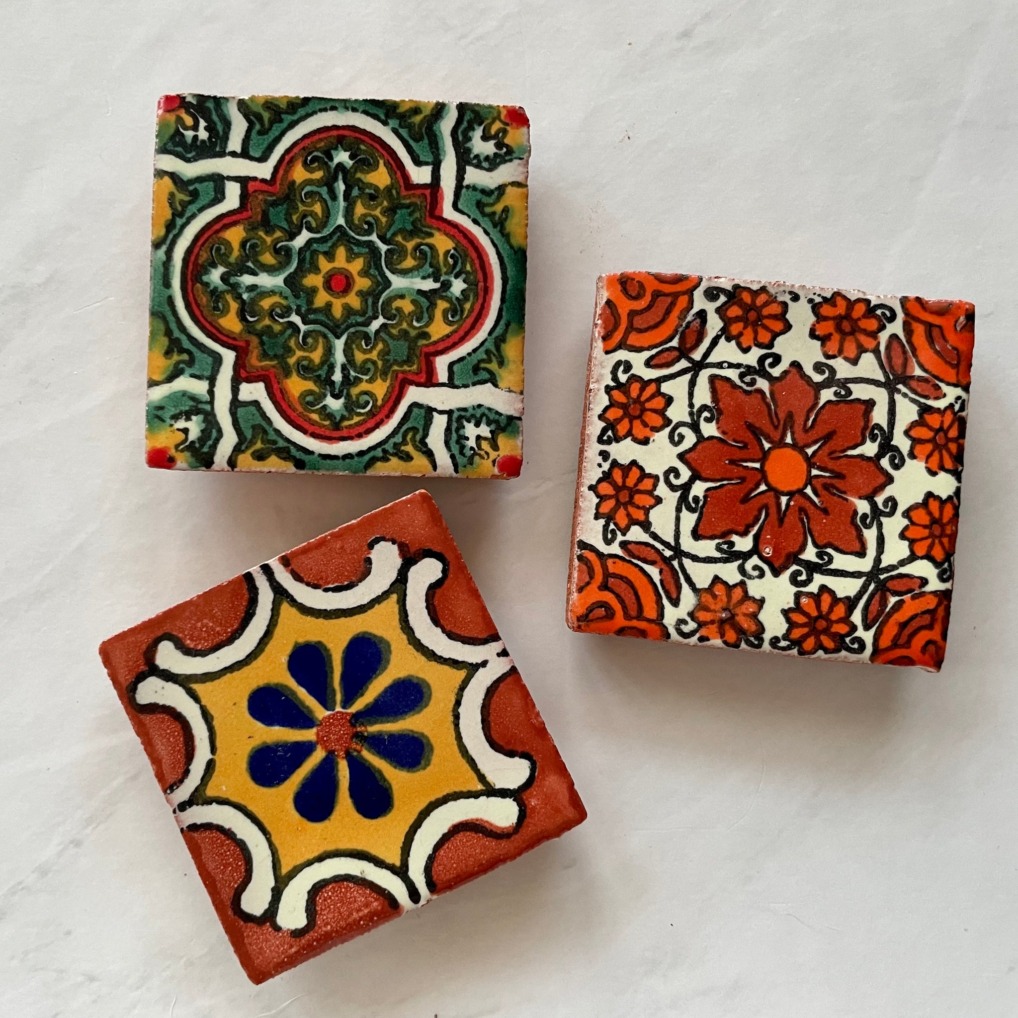 1x1" Mexican Tile Magnets | Fridge Magnets | Creative Magnets