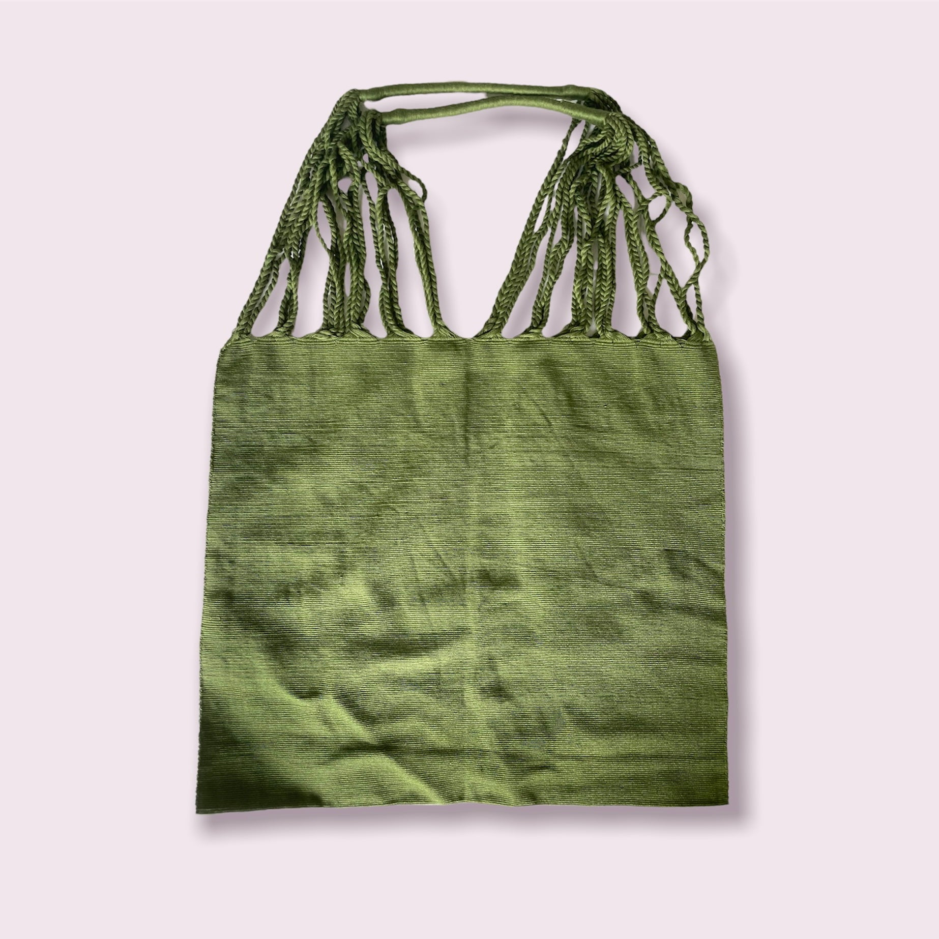 Mexican Cotton Loom Market Bag 16 x 14 in