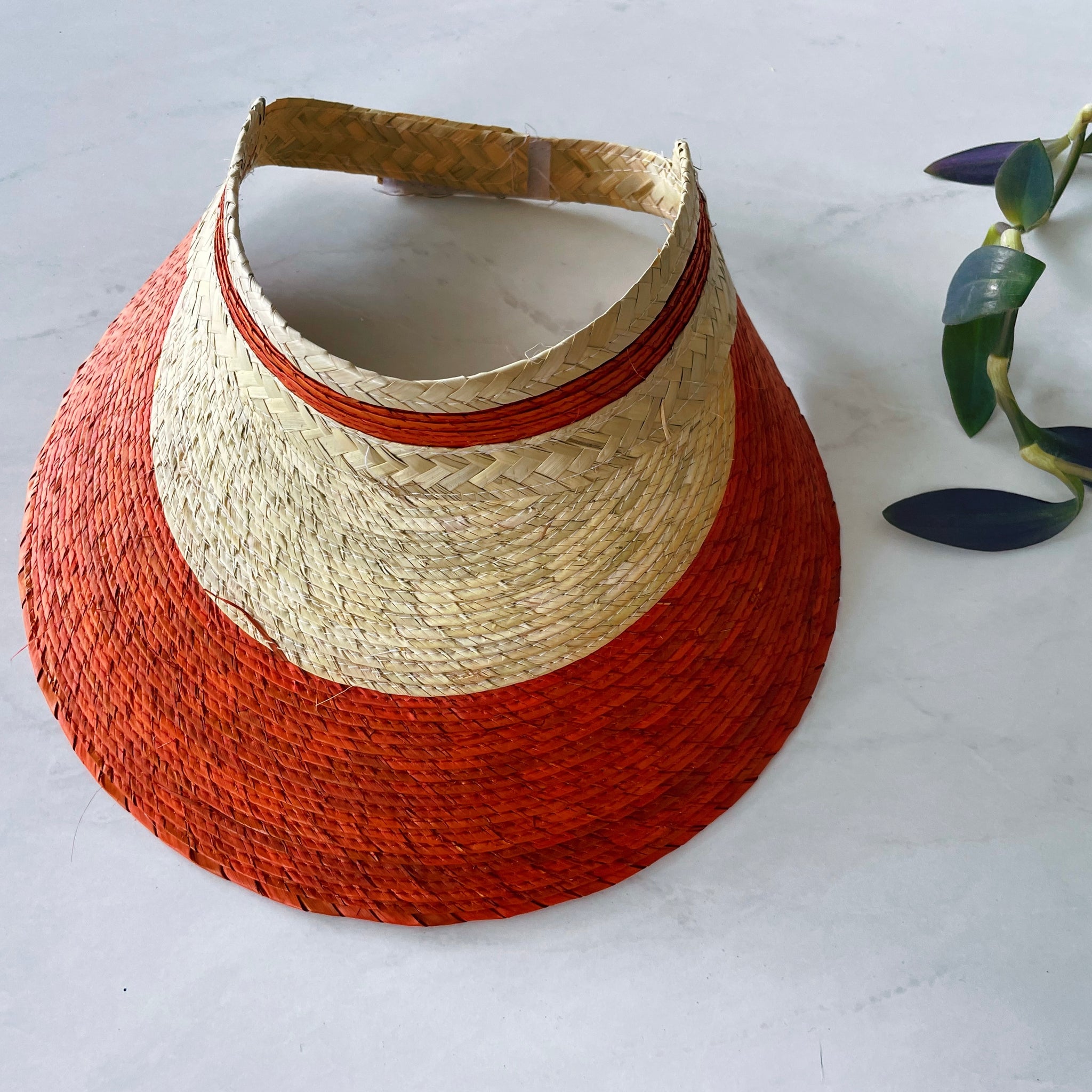 Womens Straw Beach Visor