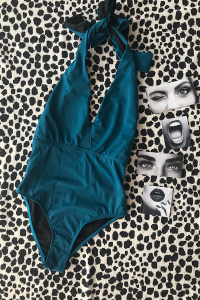 Esmeralda Swimsuit Steel Blue