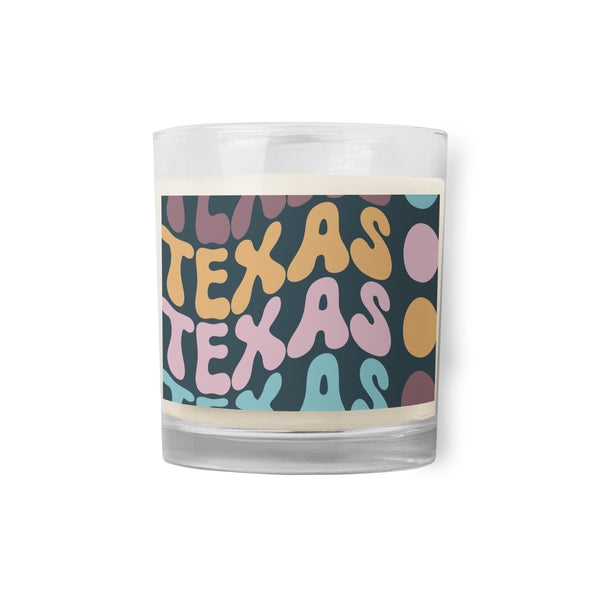 Texas Glass jar soy wax candle