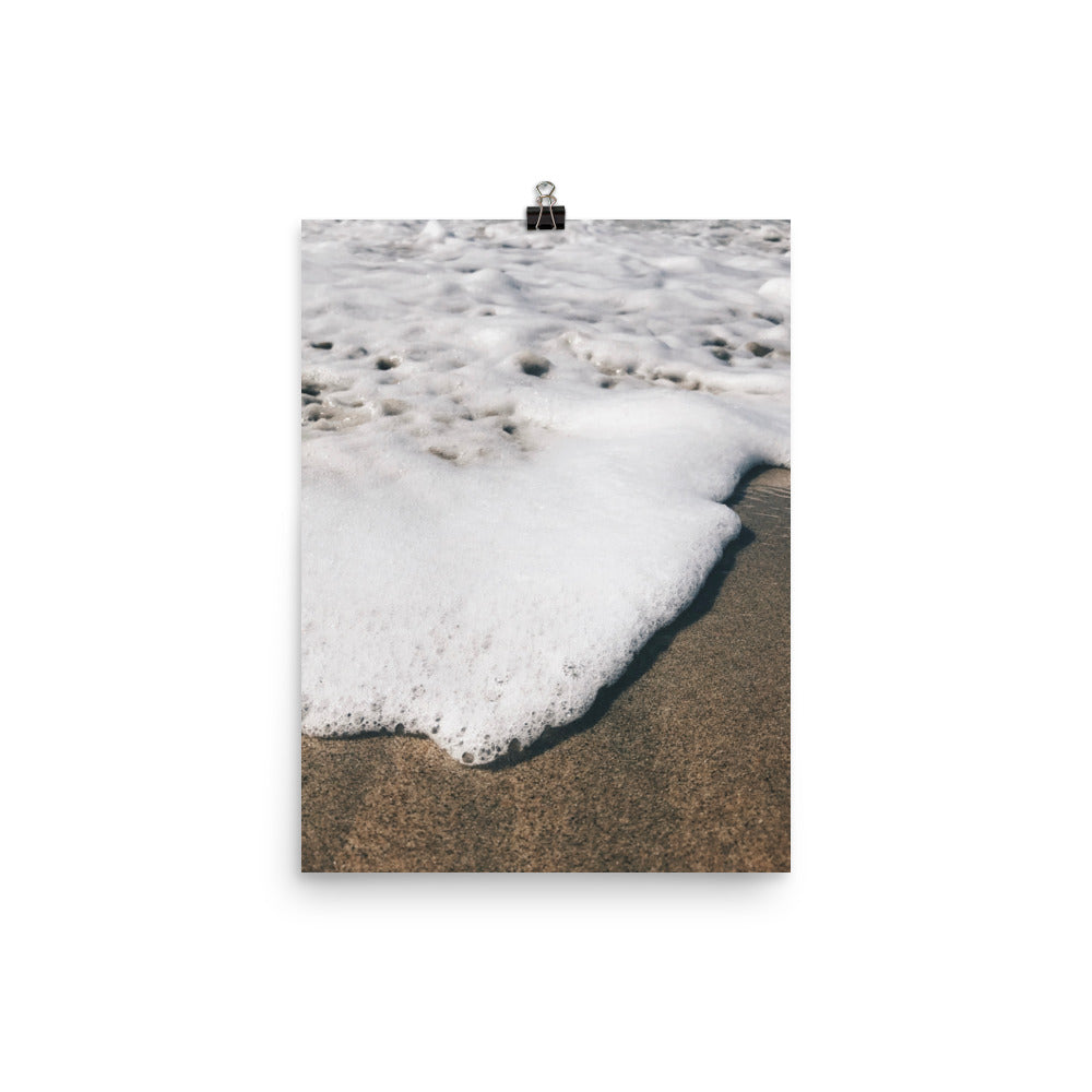 Puerto Escondido Ocean Foam Photo paper poster