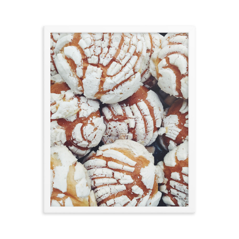 Concha: A Mexican Pastry Photo paper poster